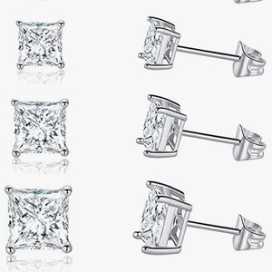 Square shaped earrings